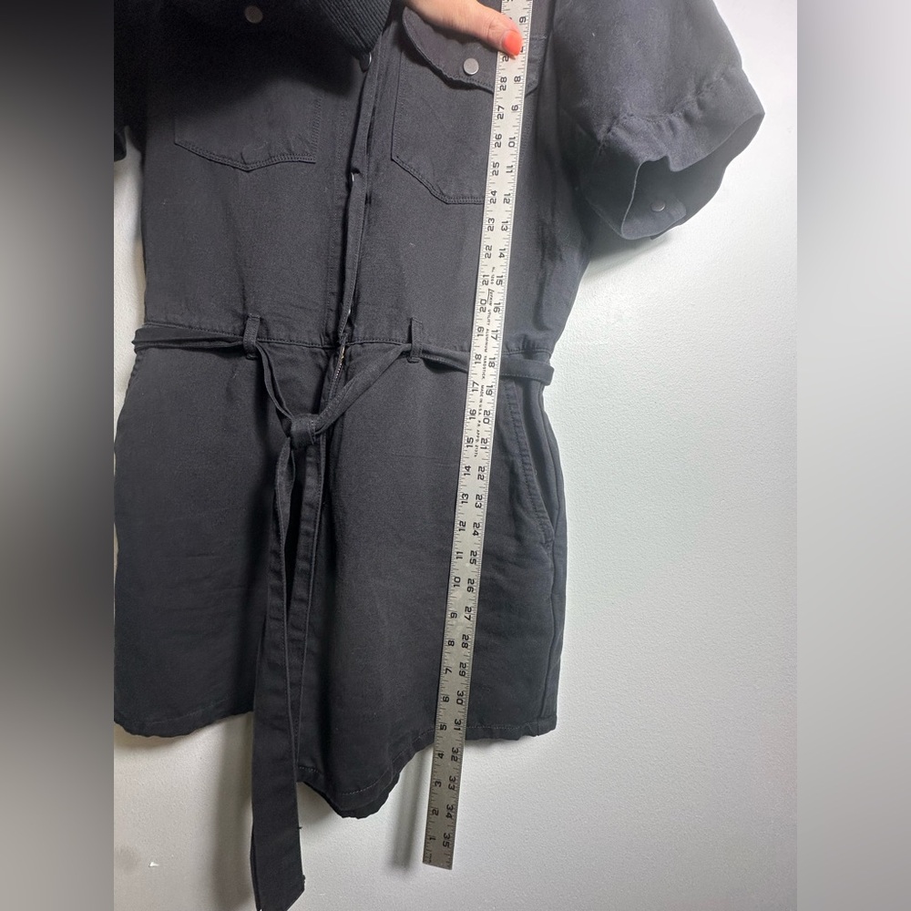 FRAME DENIM Belted Short Jumpsuit Size Large - Picture 14 of 17